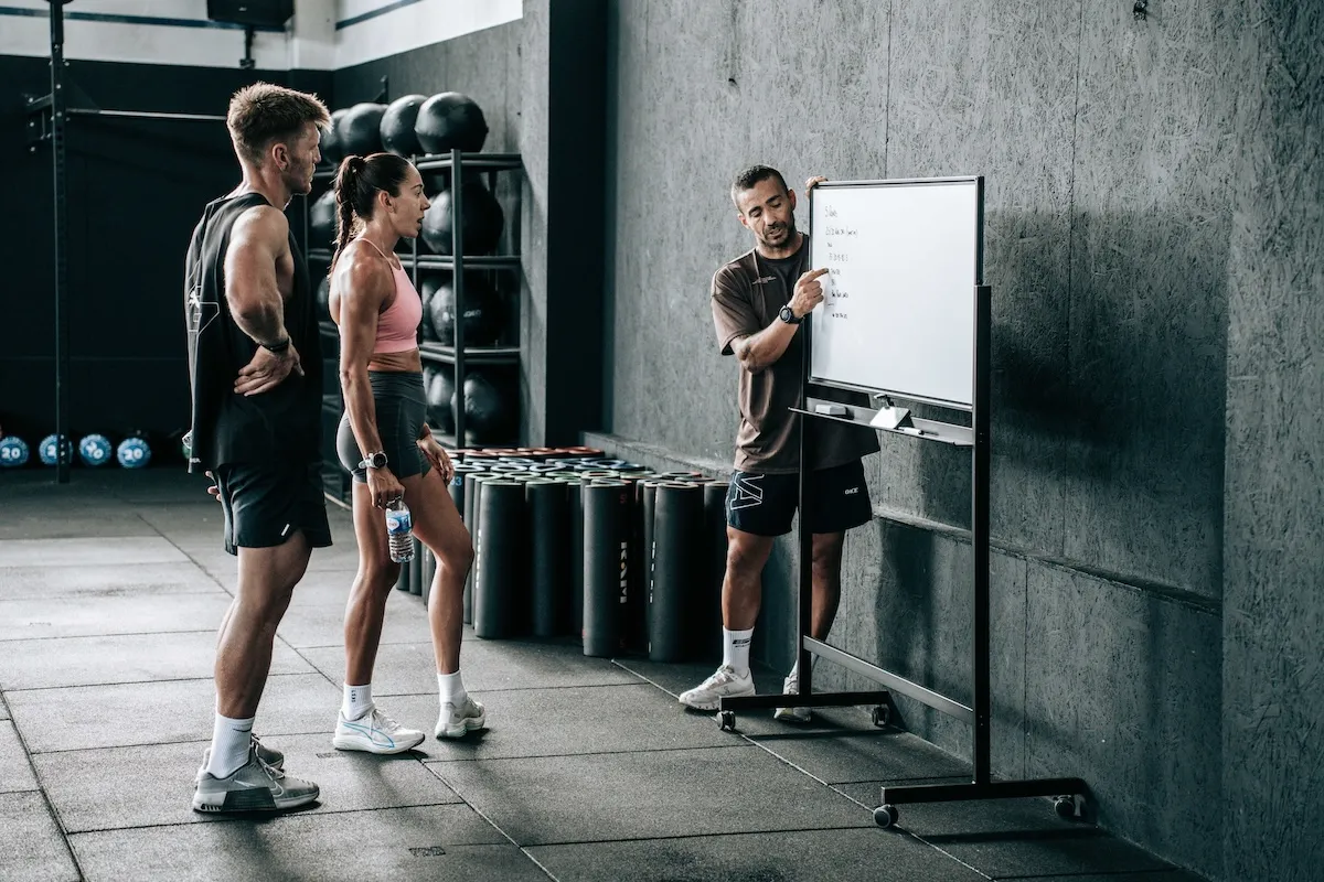 Zara Piergianni and coach Tiago Lousa